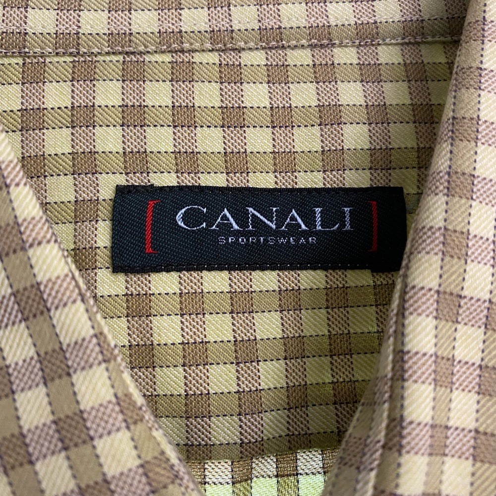Canali button down shirt size L - Picture 2 of 4